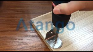Stainless 90 Degree Angle Bracket Cabinet Triangle Fixed Laminate L-Shaped Furniture Door Cabinet Screens Wall