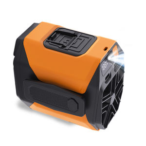 10000mAh Portable Waist Fan Outdoor Hanging Neck Fan Strong Wind with Power Bank LED Lighting for Sports Cook Outdoor Working