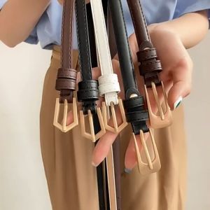 Thin Belt Ladies Retro All-match Belt Korean Casual Simple Decorative Belt 腰带