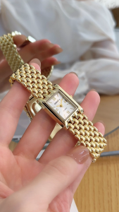 Rebirth Jam Tangan Wanita Mewah Korea Kuarsa Tali Paduan Jam Tangan Cewek Anti Air