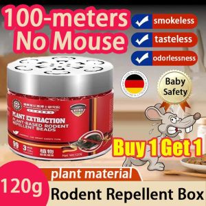 Buy 1 Get 1 Rat Killer Poison 120G Rat Killer For Home Rat Repellent Gel Non-Toxic Safe Rat Poison Killer Food Mouse repellent Box for home rat killer safe and non-toxic