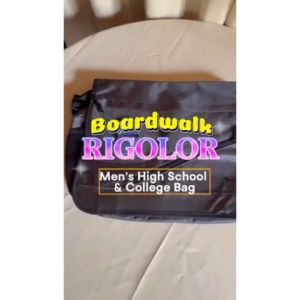 BOARDWALK RIGOLOR MENS HIGH SCHOOL & COLLEGE BAGS WITH FRONT ZIPPER DESIGN