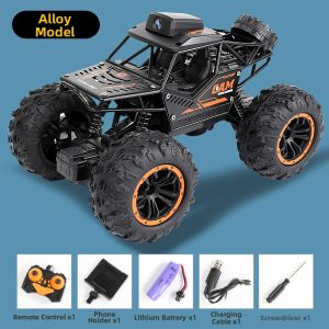 Wireless RC Alloy Car with Camera Off-road Feature for Boys