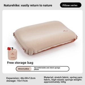 NatureHike | Automatic Inflating Travel Pillow for Camping and Business Trips