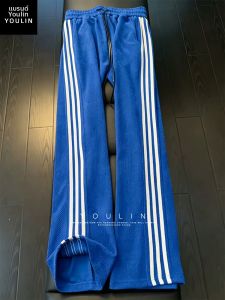 YOULIN | Breathable Klein Blue Dragon Scale Design Men Summer Tapered Pants