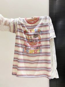 Loowmane | Sun Protection Spicy-Sweet Lace-Trimmed Loose Blouse