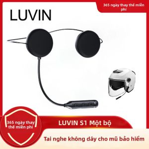 FreedConn | LUVIN S1 Xe Máy Bluetooth Mũ Bảo Hiểm Tai Nghe Không Dây BT Stereo Interphone Rảnh Tay Với Pin Dài Điều Khiển Bằng Giọng Nói Cho Moto