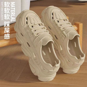 Yaloo Mens Fishing Outdoor Summer Breathable Driving Sandals Slip-On Casual EVA Home Slippers Comfortable Hole Shoes