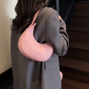 (พร้อมส่ง) กระเป๋าถือผู้หญิง หนังPU กระเป๋าหนัง ไม่มีลาย เรียบหรู