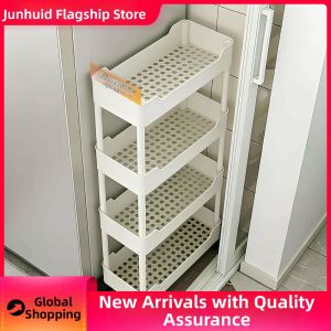 Narrow Space Storage Rack With Wheels