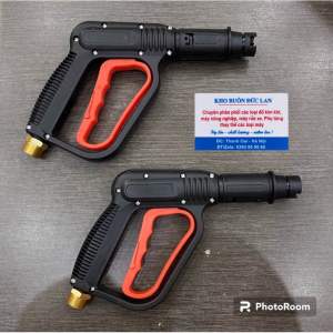 Súng Xịt Rửa Xe Và Bình Tạo Bọt Tuyết 0.5L Cho Máy Rửa Xe Áp Lực Cao Ren 22mm