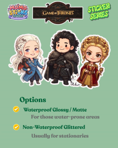 Fantastic Beasts Sticker Pack Harry Potter Magic Creatures Decals for Tumbler Laptop Phone Case Notebook | Cute Aesthetic Waterproof Vinyl Sticker Set Journals Scrapbook | 5 Pcs Pack