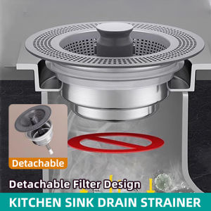 Odor Prevention Kitchen Sink Filter Leak Plug Vegetable Washing Basin Core Bouncing Kitchen Sink Stopper Sink Strainer Accessory