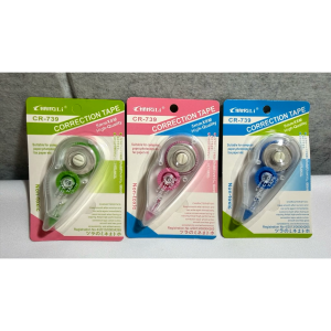 ChangLi CR-739 Correction Tape in 3colors GreenPinkBlue