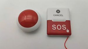 Special Needs Bathroom Alarm Disabled Person SOS Button Emergency Medical Alert Bell System for Elderly Patient in Hospitals Nurse Call Seniors Toilet Pull Cord Life Alarm with Call Light System