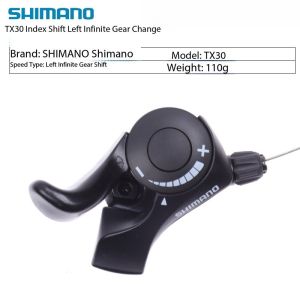 SHIMANO | Shimano Tourney SIS SL TX30 TX50 Bicycle Shift Lever 3*6s 3*7s 3v Left 6v Right 7v 18 21 Speed Pair Shifters Gear Cable
