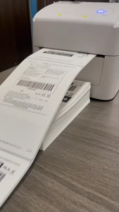 Label Pro 4" x 6" Thermal Label Roll 500 Label / Roll 24 Roll 10CM x 15CM BPA Free Shrink Adhesive Premium Print Quality