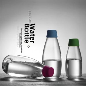 Portable Airtight Glass Water Bottle