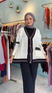 JELITA CARDY RAJUT WANITA PREMIUM / CARDYGAN TERBARU POLET KOREAN STYLE / CARDIGAN KEKINIAN