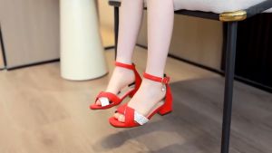 Sepatu Pesta Low Heels Anak Double Twist Import Murah (ZH-SS217)