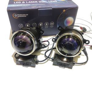 Foglamp Biled Projector 3Warna Lensa 3inch 45Watt Hi Low