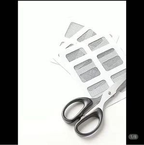 Stiker kawat nyamuk kotak 10x10cm lakban kawat nyamuk penambal kawat nyamuk 10x10cm isolasi lubang kawat nyamuk SW T39