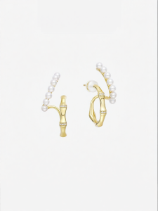 HEFANG Jewelry | Luxury Chinese Style Double Layer Earrings