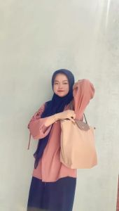 Totebag Wanita Kekinian - Amira Totebag Kombinasi - Terbaru - Tas Laptop