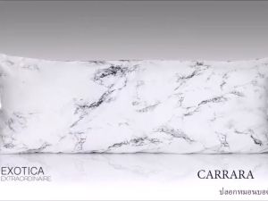 EXOTICA ชุดผ้าปูที่นอนรัดมุม+ปลอกหมอนหนุน ลาย Carara ที่นอน 6 ฟุต / 5 ฟุต / 3.5 ฟุต (ผ้าปู ปลอกหมอน)