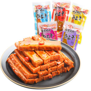 Spicy Five-Spice Tofu Dry Snack Xiao Leisure Pack Golden Fortune Yuan Spicy Bean Curd Snacks Casual Five-Spice Tofu Dry