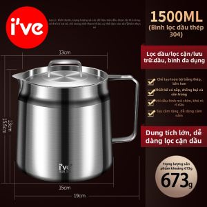 IVE | Vòi Lọc 304 Thép Không Gỉ Dung Tích Dầu