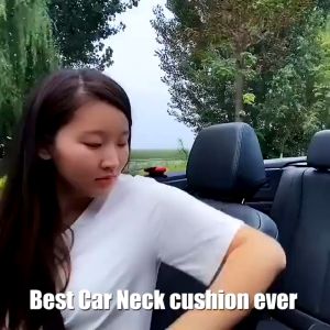Car Neck Pillow 3D Memory Foam Car Headrest Pillow Car Seat Back Support Neck Support Pain Relief Travel Pillow