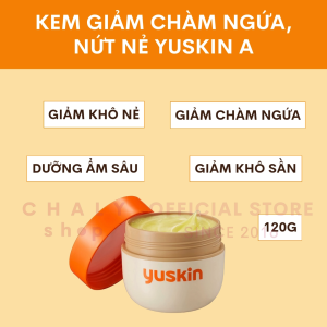 Kem dưỡng ẩm chuyên sâu chống nứt nẻ chàm ngứa chân tay Yuskin A Medical Cream 120g Nhật
