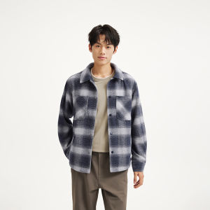 Hotwind | Autumn Plaid Retro Lapel Mens Jacket