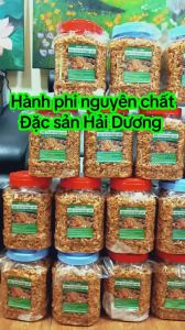 1kg hành phi nguyên chất không bột làm từ củ hành ta hành Bắc - Đặc sản Hải Dương hút chân không gửi nước ngoài quà biếu sang