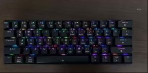 Tri-Mode Bluetooth Wireless Mechanical Keyboard 61 Keys RGB Backlit Gaming Keyboard Universal for Desktop Laptop PC Gamer