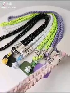 SERENITY Cartoon Doll Crossbody Mobile Phone Lanyard Long Rope Hanging Chain Hanging Rope Strap Hanging Accessory