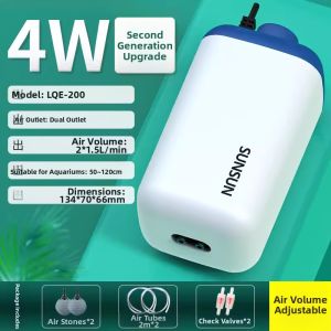 sunsun | Quiet Small Aquarium Air Pump