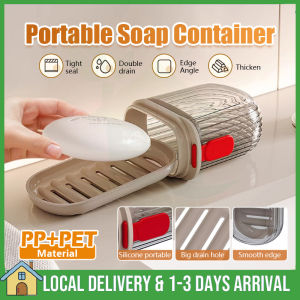 Portable Soap Organizer Box with Sealing Lid Leak-Proof Travel Soap Holder Soap Container for Business Trips Sealed Travel Soap Box