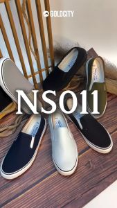 SCPPLaza รองเท้าผ้าใบ แบบสวม slip-on สลิปออน Gold City NS011 สวมใส่สบาย ได้ทุกโอกาส ขนาดเบอร์ 39-45