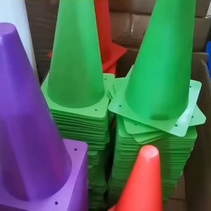 Nấm chiến thuật tập bóng đá marker luyện bóng đá cone khởi động thể thao nấm chướng ngại vật