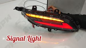 Toyota Harrier XU80 (2020-2025) Rear Bumper LED Reflector 5-in-1 Rear Light Lamp Daylight DRL Running Signal Brake Light Taillamp Taillight 2020 2021 2022 2023 2024 2025