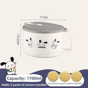 Stainless Steel Food Bowl with Lid Large Capacity Drip Tray