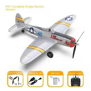 ST[Available Original][Fast delivery]Volanex RC PLANE 76116 P47 fighter remote control aircraft four channel propeller fixed wing model foam shatter resistant toy
