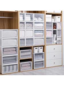 Transparent Plastic Drawer Organizer Storage Box