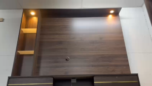 6ft TV Hanging Cabinet  🔥FREE INSTALLATION🔥 With Led Light/Wall TV/Kabinet TV Gantung Dinding