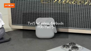 MOXOM MX-TW75 TWS Wireless Earbuds SMART TOUCH SENSOR HIFI STEREO CLEAR SOUND WATERPROOF EARPHONES