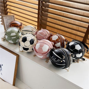 Fashionable And Personalized Basketball Bag 2026 New Versatile Single Shoulder Crossbody Bag Korean Version Small Round Bag Wome