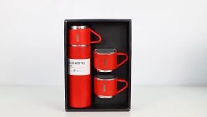 AVINAS 500ML Stainless Steel Thermos Vacuum Flask Set Vacuum Insulated Tumbler With Cups