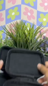 ( MY ACC ) Dompet Pouch Jumbo Hitam Polos Untuk Menyimpan Barang Kecil Seperti Earphone Kartu Memori Kabel USB dan Lainnya - Ukuran 12X8X3CM